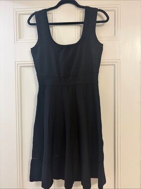 Herve Leger Black Sleeveless Mini Dress